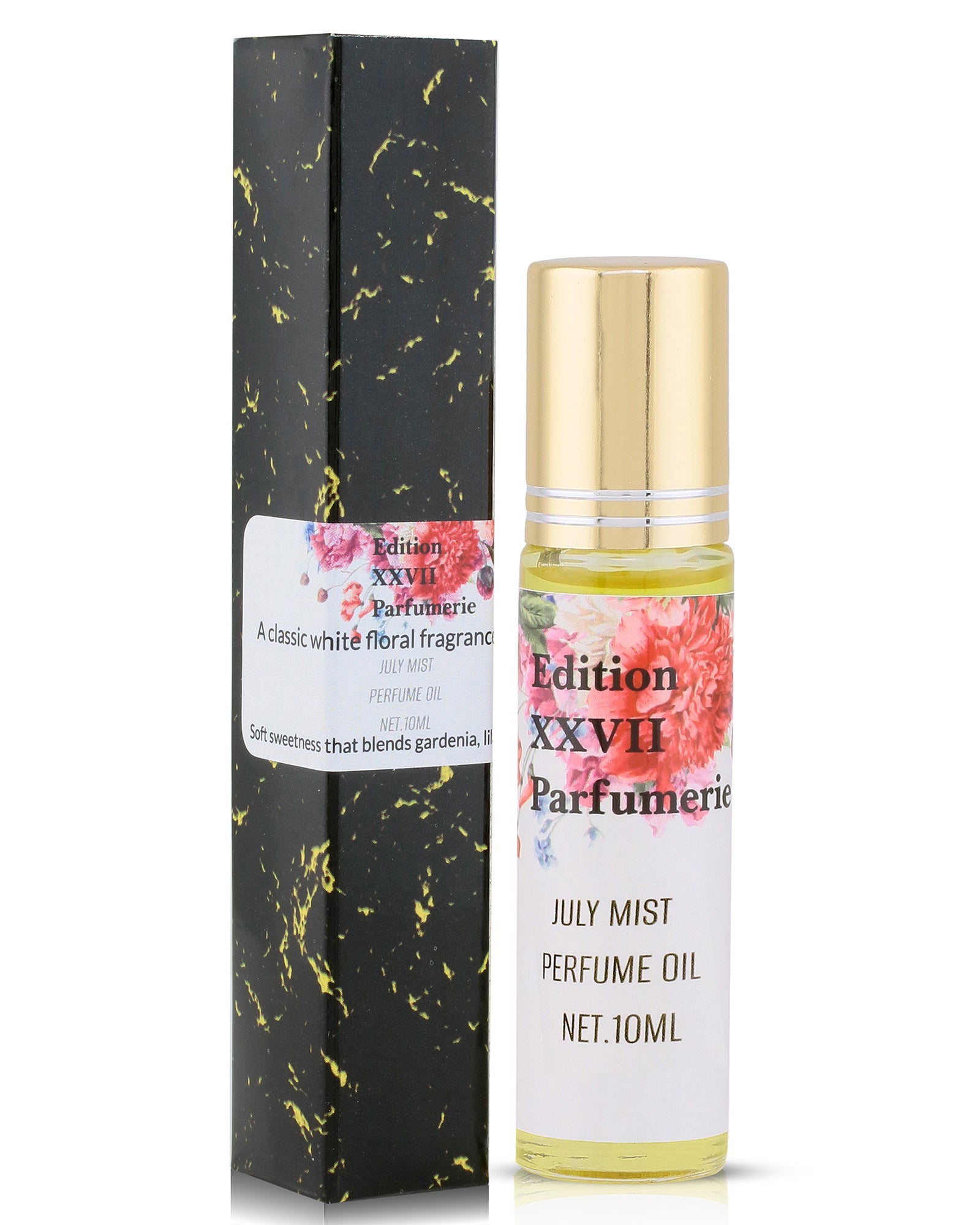 July Mist Perfume Oil Roll-On • Gentle on skin • Alcohol free • Net. 10 ml