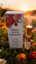 July Mist Perfume Oil capture the gentle beauty of a summer morning with Jasmine, Lilac, and Citrus blend in Jojoba Oil- Alcohol free - Net. 10 ML